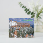Bryce canyon Nationaal Park, Utah Briefkaart (Staand voorkant)