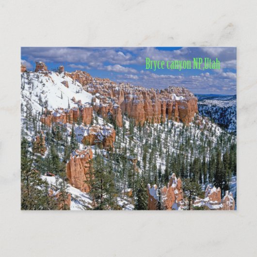 Bryce canyon Nationaal Park, Utah Briefkaart (Voorkant)