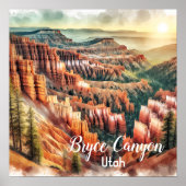 Bryce Canyon, Nationaal park Utah Poster (Voorkant)