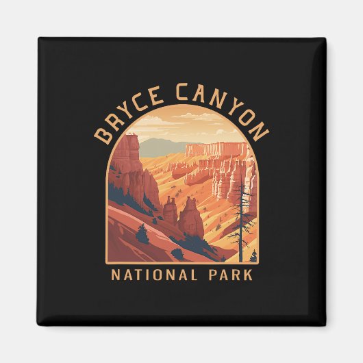 Bryce Canyon National Park Antiek  Magneet (Voorkant)