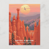 Bryce Canyon National Park Art, Verenigde Staten Briefkaart (Voorkant)