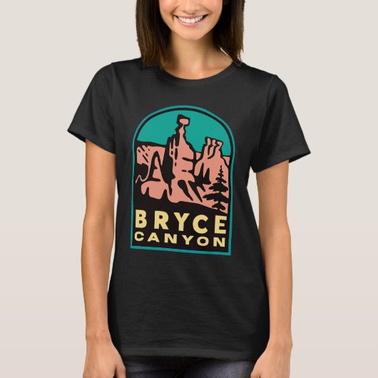 Bryce Canyon National Park Badge T-shirt (Voorkant)