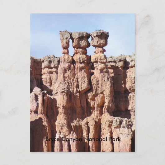 Bryce Canyon National Park Briefkaart (Voorkant)