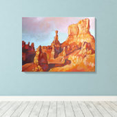 Bryce Canyon National Park Canvas Afdruk (Insitu (Houten vloer))