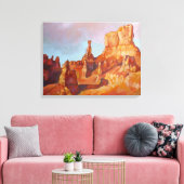 Bryce Canyon National Park Canvas Afdruk (Insitu (Woonkamer))
