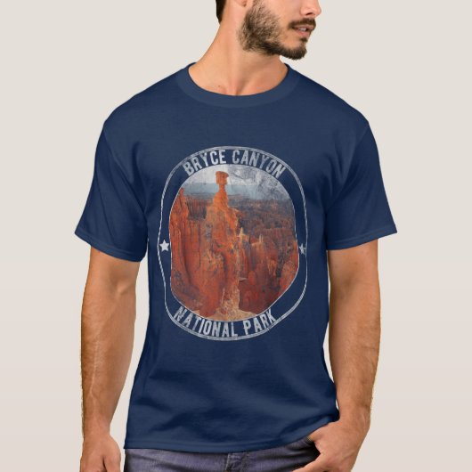 Bryce Canyon National Park Distress Thors T-shirt (Voorkant)