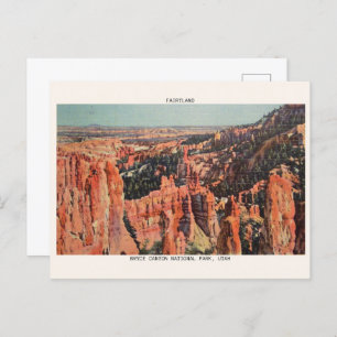 BRYCE CANYON NATIONAL PARK, FAIRYLAND GESCHENKEN BRIEFKAART
