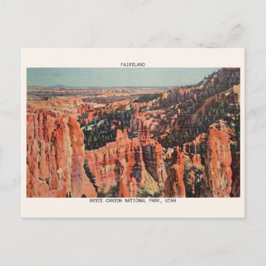 BRYCE CANYON NATIONAL PARK, FAIRYLAND GESCHENKEN BRIEFKAART (Voorkant)