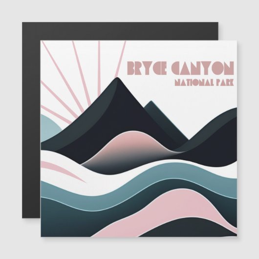 Bryce Canyon National Park Gekleurde heuvels (Voorkant / Achterkant)