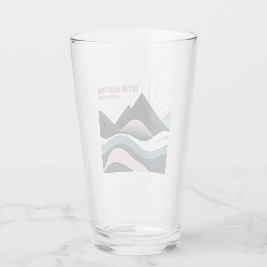 Bryce Canyon National Park Gekleurde heuvels Glas (Achterkant)