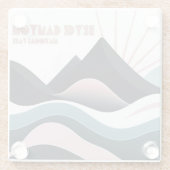 Bryce Canyon National Park Gekleurde heuvels Glazen Onderzetter (Achterkant)