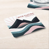 Bryce Canyon National Park Gekleurde heuvels Kartonnen Onderzetters (Schuin)