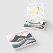 Bryce Canyon National Park Gekleurde heuvels Stenen Onderzetter (Zijkant)