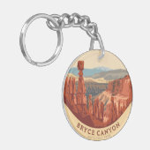 Bryce Canyon National Park Hoodos Sleutelhanger (Voorkant Links)