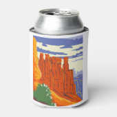 Bryce Canyon National Park in Paunsaugunt Plateau Blikjeskoeler (Blikje Voorkant)