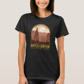 Bryce Canyon National Park Inspiration Point Retro T-shirt (Voorkant)