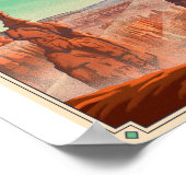 Bryce Canyon National Park Litho Kunstwerk Poster (Hoek)