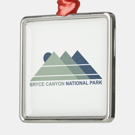 Bryce Canyon National Park Mountain Sun Metalen Ornament (Links)