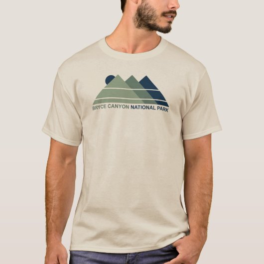 Bryce Canyon National Park Mountain Sun T-shirt (Voorkant)