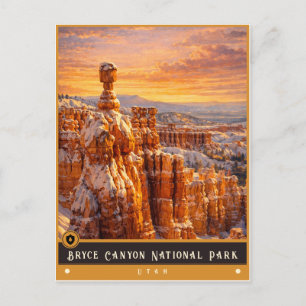 Bryce Canyon National Park   Oude ansichtkaart Briefkaart