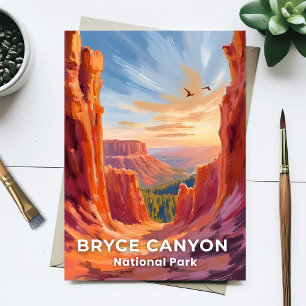 Bryce Canyon National Park Reis door Utah Briefkaart