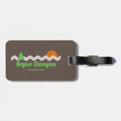 Bryce Canyon National Park Retro Bagagelabel (Achterkant horizontaal)