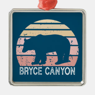 Bryce Canyon National Park Retro Beer Metalen Ornament