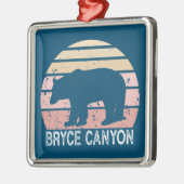 Bryce Canyon National Park Retro Beer Metalen Ornament (Links)