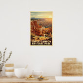 Bryce Canyon National Park Retro Poster (Keuken)