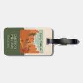 Bryce Canyon National Park Rock Formations Bagagelabel (Achterkant horizontaal)