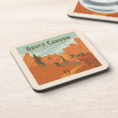 Bryce Canyon National Park Rock Formations Bier Onderzetter (Linkerzijde)