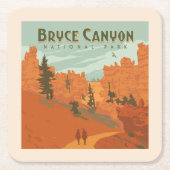 Bryce Canyon National Park Rock Formations Kartonnen Onderzetters (Voorkant)