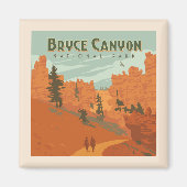 Bryce Canyon National Park Rock Formations Magneet (Voorkant)