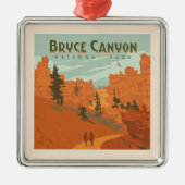 Bryce Canyon National Park Rock Formations Metalen Ornament (Voorkant)