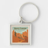 Bryce Canyon National Park Rock Formations Sleutelhanger (Voorkant)