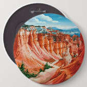 Bryce Canyon National Park Ronde Button 6,0 Cm (Voorkant /achterkant)