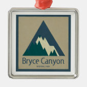 Bryce Canyon National Park Rustic Metalen Ornament (Voorkant)