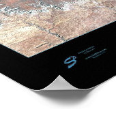 Bryce Canyon National Park satellietposter Poster (Hoek)