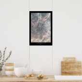 Bryce Canyon National Park satellietposter Poster (Keuken)