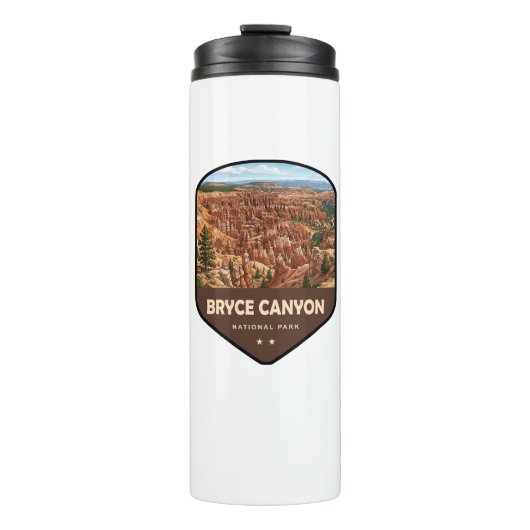 Bryce Canyon National Park Schild Thermosbeker (Voorkant)