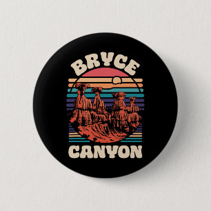 Bryce Canyon National Park Souvenir Buiten Wandele Ronde Button 5,7 Cm