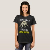 Bryce Canyon National Park Stegosaurus Dinosaur Ex T-shirt (Voorkant volledig)