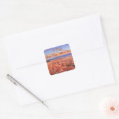 Bryce Canyon National Park Sunset Foto Vierkante Sticker (Envelop)