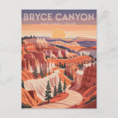  Bryce Canyon National Park Sunset Utah Briefkaart (Voorkant)