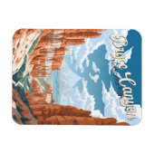 Bryce Canyon National Park Trail Illustratie Magneet (Horizontaal)