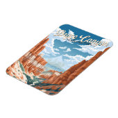 Bryce Canyon National Park Trail Illustratie Magneet (Linkerzijde)