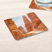 Bryce Canyon National Park Trail Kartonnen Onderzetters (Schuin)