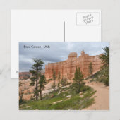 Bryce Canyon National Park Trail - Utah Briefkaart (Voorkant / Achterkant)