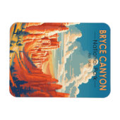 Bryce Canyon National Park Travel Art Vintage Magneet (Horizontaal)