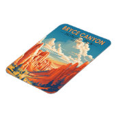 Bryce Canyon National Park Travel Art Vintage Magneet (Linkerzijde)